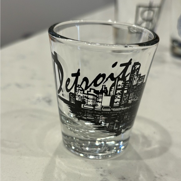Detroit Shot Glass— FREE if bundled with any other item. - Picture 2 of 5